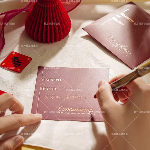 ROWILUX German quality dish set ceramic wedding gift red tableware set housewarming wedding box exquisite gift box happy reunion wedding tableware 10-piece set