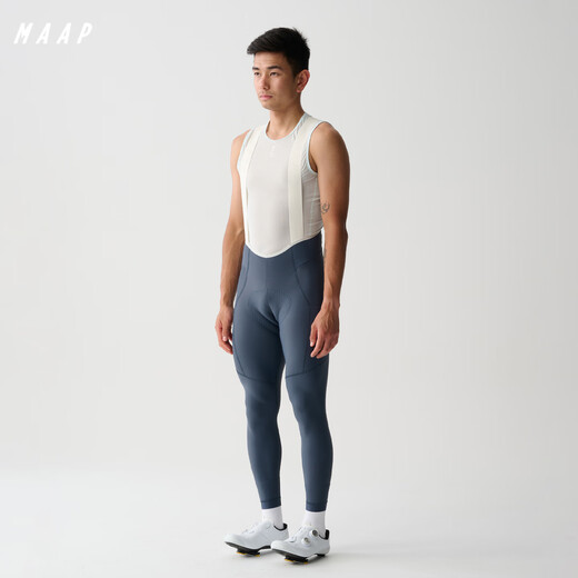 MAAP Men's Team Bib Evo Cargo Tights Spring and Summer Cycling Trousers Midnight Blue M
