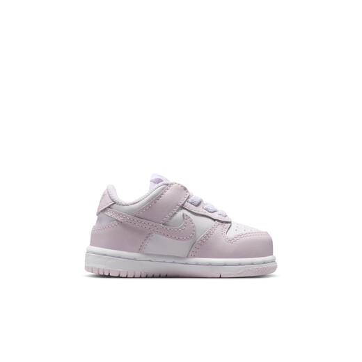 Nike baby easy-to-wear flat sneakers winter boys and girls baby sneakers NIKE DUNK FB9107 128 white/light violet/light violet 26