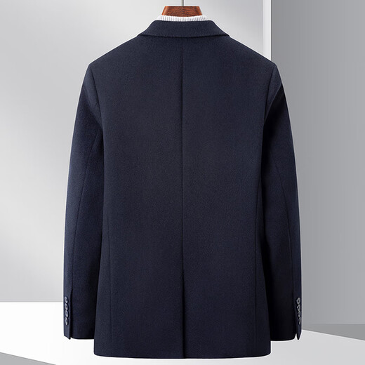 Goldlion 2025 autumn and winter wool suit men's new casual suit wool men's woolen autumn woolen cashmere jacket green gray green gray L 175