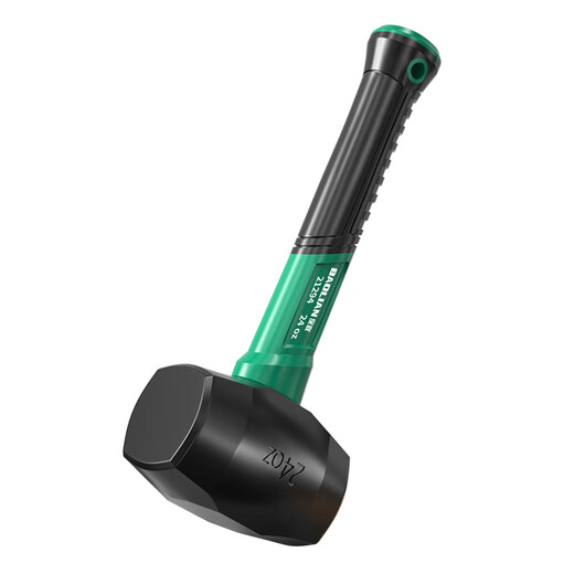 Baolian Rubber Hammer Shockproof Industrial Grade Impact Resistant Hammer Tool Multifunctional Solid Hammer Wall Tile Floor Tile Installation Hand Hammer Rubber Hammer Type 750 + Seam Cleaning Knife