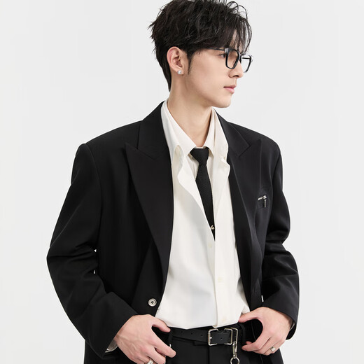 Earl Joel 2025 neuer lässiger Blazer Herren High-End-Zugwolle losen Anzug Engagement Business Anzug dünn