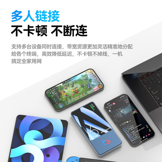 Mankiw 5.9 per month 5G Gigabit unlimited traffic without pre-storage portable wifi6 new three-network universal high-speed new upgrade preferred portable car broadband official 5G full network Tiandi version scene intelligent speed increase