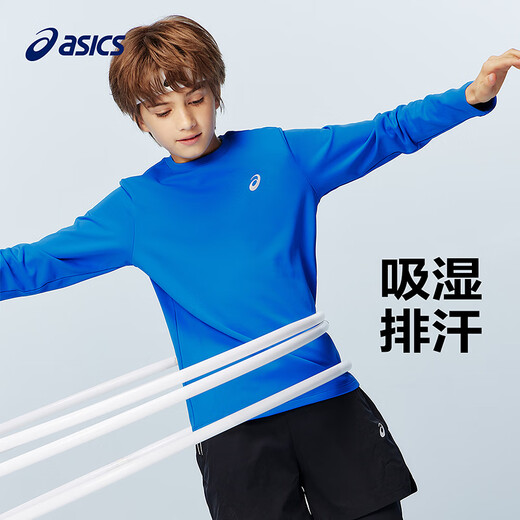 ASICS children's clothing 25 years winter children's moisture-wicking long-sleeved T-shirt thermal storage and warmth basic versatile 334251002502
