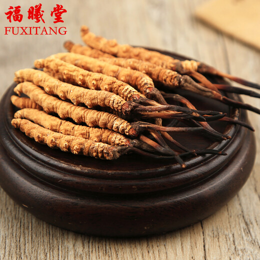 Fuxitang Tíbet Nagqu Cordyceps Cordyceps Precio de gran altitud de 1 Cordyceps Cordyceps 4 raíces/gramo de tamaño de 1 raíz