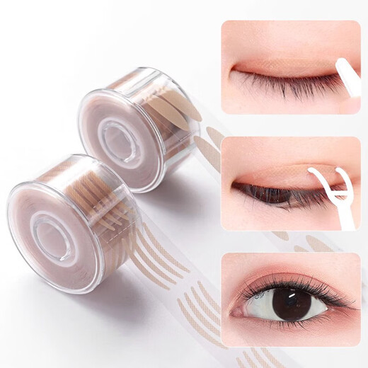 Double eyelid patch, wide type, beautiful eye patch, natural invisible tool, lace mesh roll, narrow, portable and easy to tip, 1 roll
