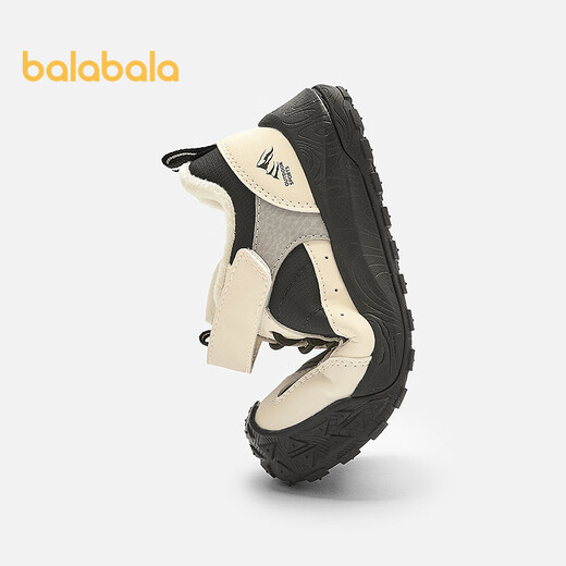 Balabala children's shoes children's toddler shoes boys and girls baby shoes plus velvet and water repellent 2025 autumn and winter shoes 208425145218