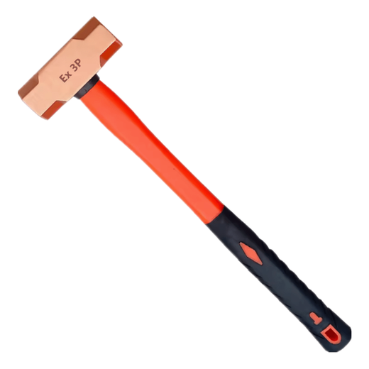 Oein copper hammer pure copper octagonal hammer copper hammer non-sparking non-magnetic all-copper hammer explosion-proof all-copper red copper hammer copper octagonal hammer 2 pounds/0.9kg