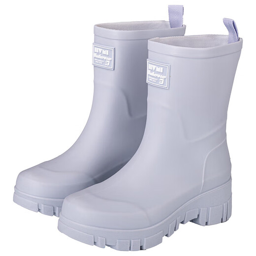 Mujeres Las nuevas botas de lluvia de 2025 con calzado de goma impermeable y sin deslizamiento de mares que no capturan el mar acampar y caminar zapatos de agua de tubo medio (tubo medio) 36