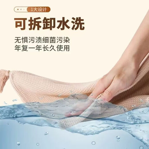 DIKTT Germany Warming Blanket Heated Shawl Electric Blanket Rechargeable USB Plug-free Heated Cloak Office Leg Blanket Washable Shawl Blanket Portable Warm Electric Blanket Upgraded Hat Style Cedar Apricot Carbon Fiber 15 Seconds Fast Heating + 8 Zones Constant Temperature Heating