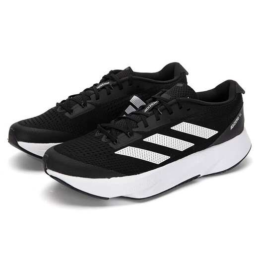 阿迪达斯 （adidas）男鞋女鞋跑步鞋 ADIZERO SL舒适休闲防滑透气耐磨户外秋季运动鞋 HQ1349/黑色/白色 36.5
