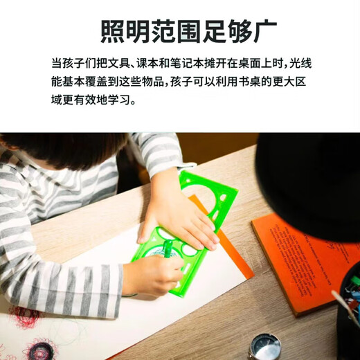 BALMUDA Sunlight LED Desk Lamp Natural Light No Strobe No Shadow Eye Protection Student Office Bedroom Study Black