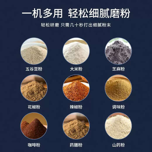 Yusenyi electric grinder household multifunctional grinder crusher broken grains ultrafine panax notoginseng traditional Chinese medicine small luxury model 1 set of knives