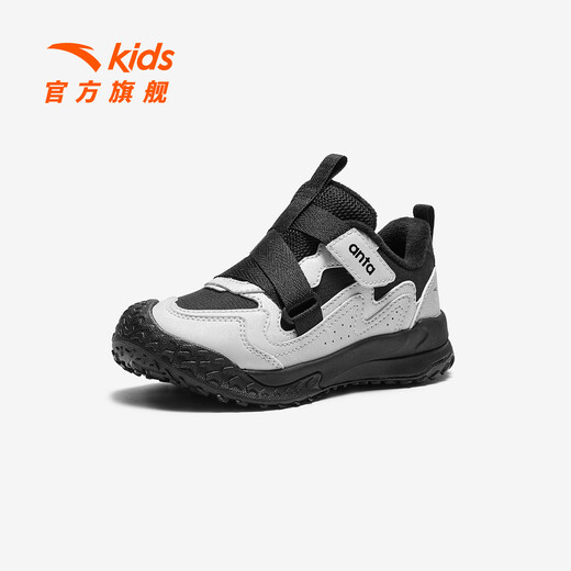 ANTA children's cotton shoes for boys and girls 2025 autumn and winter new products with suede surface, non-slip and wear-resistant, simple and fashionable low-heeled cotton shoes. Store manager recommends silver/black-1 32 shoe inner length 20cm
