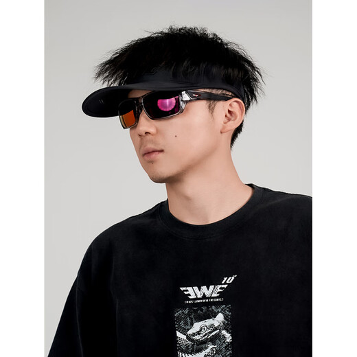 EWE Fishing Hat Men's Sun Protection Air Topless Outdoor Sun Protection Men's Hat Black One Size