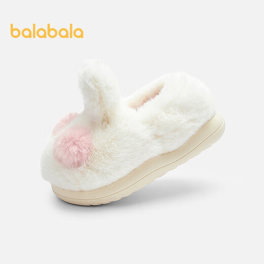 Balabala children's cotton slippers for boys and girls 2025 home shoes bag heels autumn and winter cotton shoes animal 208425141227