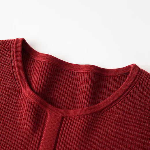 Late White New Product 2025 Autumn Design Chinese Red Sweater Temperament Waist Slimming White Sweater Women Ankola Red S