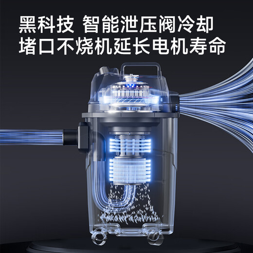 Yangzi vacuum cleaner household high suction industrial high power decoration beautiful seam land reclamation vehicle commercial hotel carpet bucket type powerful dust collector YZ-01A