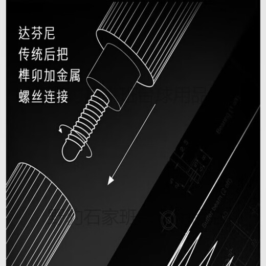 达芬尼台球杆家族A系列aA12356中式大头杆白音符二代桌球杆九球杆G2总督 达芬尼白音符2代
