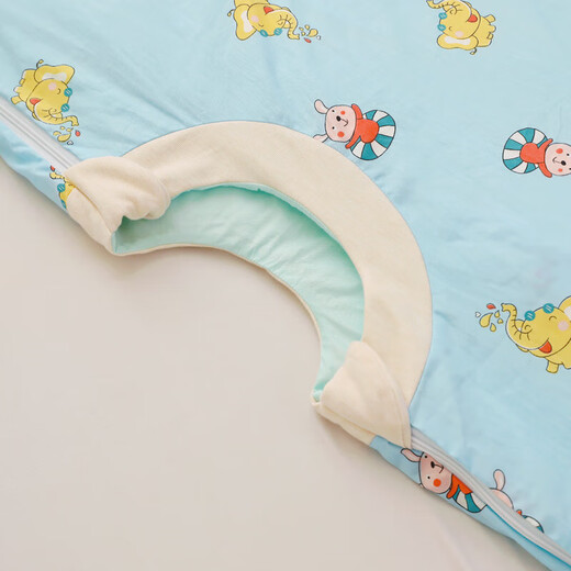 Children's Sleeping Bag Autumn and Winter Seasons Detachable Cotton Anti-Kick Quilt Medium and Large Children's Anti-Kick Quilt Sleeping Bag-Soy Quilt Core Astronaut 120x150cm Single Quilt Cover