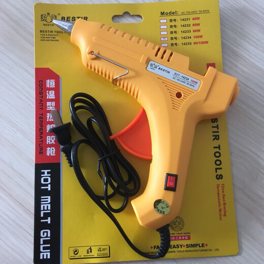 Temperatura constante Pistola de pegamento de pegamento de fusión caliente 60W100W Coda de tira de silicona Hot Melt Eagle Seal Besti Eagle Brand 14232 14234 60W Temperatura alta Pistola de pegamento de pegamento Hot Hot Hot One 14222