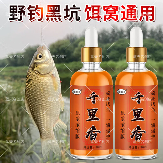 Dongwen Senrixiang Super Concentrated Fish Lure Bait Wild Fishing Black Pit Universal Four Seasons Outdoor Fishing Special Fish Lure Opening 1 Bottle