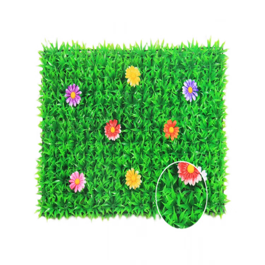 Simulated lawn carpet, artificial plastic mat, artificial fake turf yard, outdoor green plant fence, artificial fake grass mat 25*25 medium grass
