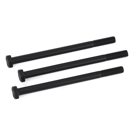 Jinggong (JINGGONG) 12.9 grade external hexagonal screw high strength full thread extended screw bolt M4M5M6M8M10-M36 M16*200 full thread (1 piece)