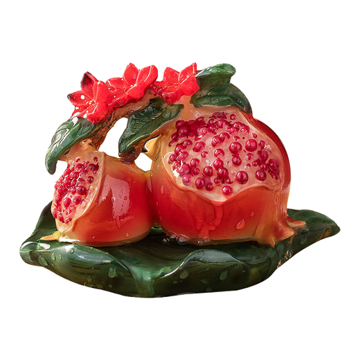 He Jiagong's creative color-changing persimmon tea pet can raise artificial fruit Ruyi cabbage God of Wealth tea set ornaments tea tray decoration tea toy color-changing apple-Pingping An'an