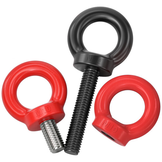 Tianzhuo Hardware Grade 12.9 Black Eye Screw High Strength Mold Lifting Eye Bolt MM6M8m10m12m16m20m24 M56 (pull force 40 tons) 12.9