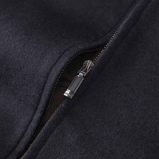 Shanshan Autumn and Winter Men's Goose Down Jacket Contains Wool and Cashmere Close-fitting Warm Removable Liner Lapel Top Jacket