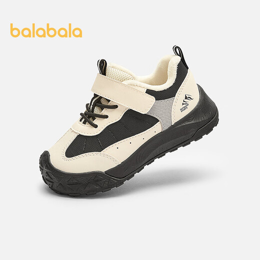 Balabala children's shoes children's toddler shoes boys and girls baby shoes plus velvet and water repellent 2025 autumn and winter shoes 208425145218