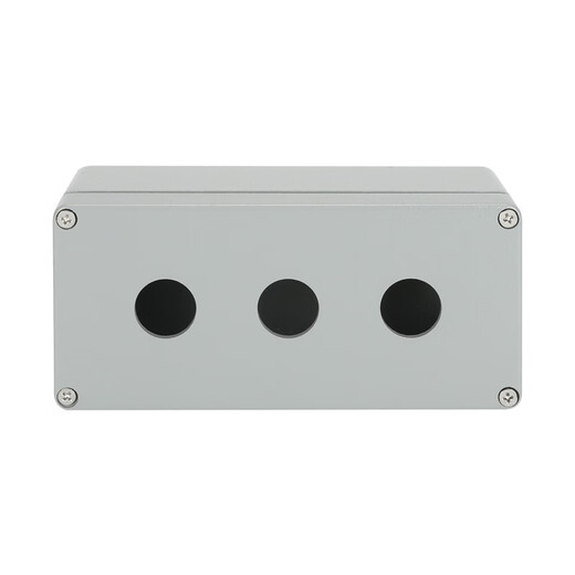 3-hole aluminum alloy waterproof button box BOL03XAL0322mm