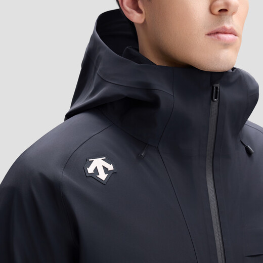 迪桑特（DESCENTE）迪桑特轻薄羽绒内胆防风防水透湿3L三合一冲锋衣两件套男 BK-黑色 XL (180/100A)