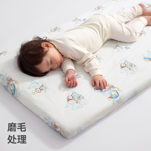 Betis baby fitted sheet, pure cotton, breathable baby bed cover, children's non-slip Class A sheet, space travel, pure cotton 120*65cm