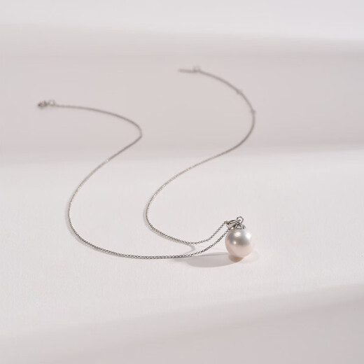 Jingrun Pearl Necklace Chuyuan 925 Silver Freshwater Pearl Pendant Single Large Particle Basic Model Stackable and Versatile Gift