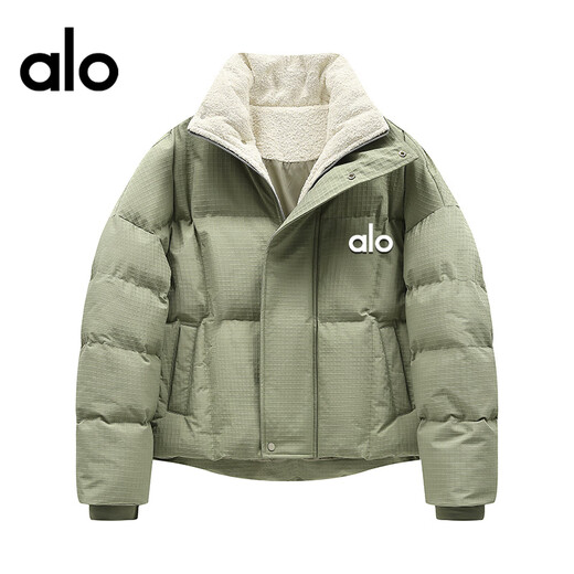 ALO YOGA outlet brand selected cotton coat men's winter short 2025 new casual thickened cotton coat black S