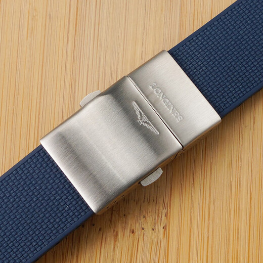 Jiashili suitable for Longines Concas diving fluororubber strap original tape sports men L3.781 782 742 642 black-silver buckle 21MM (adapted to 41/43MM table diameter Concas)