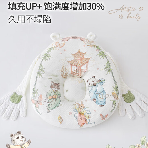 DOMICOCO Duomi Coco baby anti-vomiting slope pillow feeding slope pad newborn baby anti-overflow milk choking lying down artifact Yaji Lefang
