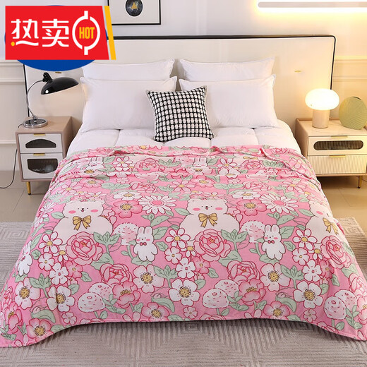 Famous and high-quality coral velvet blanket for nap, office sofa, air-conditioning blanket, summer sheet for single person, fall velvet small foot warmer for bed, Dinosaur Paradise multi-functional blanket/can be spread and covered, baby blanket-70*100cm, random color