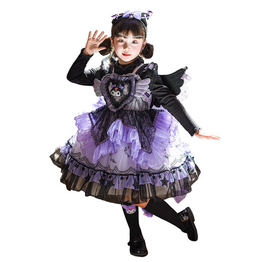 G.duck Little Yellow Duck Lolita Princess Dress Girls Dress Kuromi Clothes Children's Performance Clothes Baby Birthday Gift Single Skirt 150 Size 11~12 years old 140-150cm cm