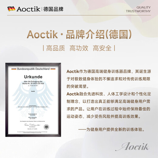 AOCTIK German brand resistance circle resistance trainer Pilates circle yoga wheel resistance circle multi-function for middle-aged and elderly people Black color box packaging Accurate counting + upgraded straps + enlarged baffle