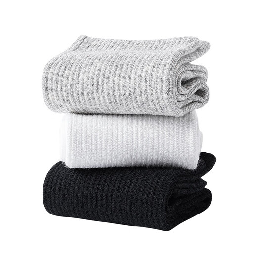 BONAS socks women's socks summer breathable confinement socks medium tube deodorant ins trendy cotton socks new medium tube black 5 pairs one size fits all Add to favorites = try on 1 pair