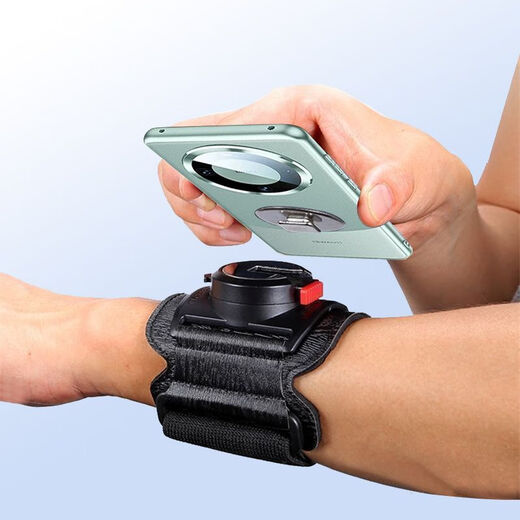 Mo Peng wrist mobile phone holder new high-end metal frame driver disassembly electric bicycle rider arm bag 01 wrist style + 1 square buckle (short strap) recommended for summer