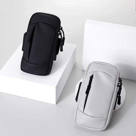 Mobile phone communication mobile phone bag arm bag special equipment for men and women arm arm sleeve wrist bag protective cover mobile phone arm bag-purple-1 piece