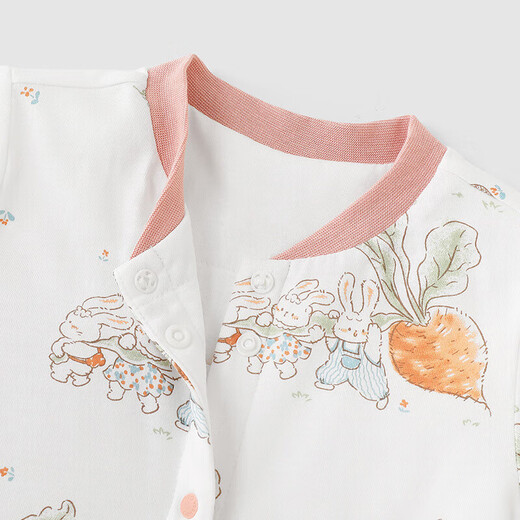 YEEHOO one-piece clothespin cotton rompers baby warm cotton clothes autumn and winter monk clothes mountain and field quilted clothes 80cm