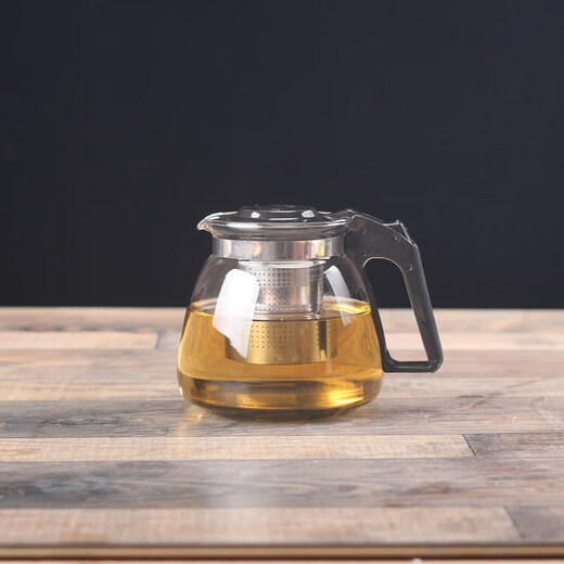 Tea bar machine, water dispenser, glass electric kettle, teapot, tea table, electric tea stove, thermal kettle, single pot with filter, high temperature resistant tea set, large capacity kettle, teapot, tea water separation, black full style