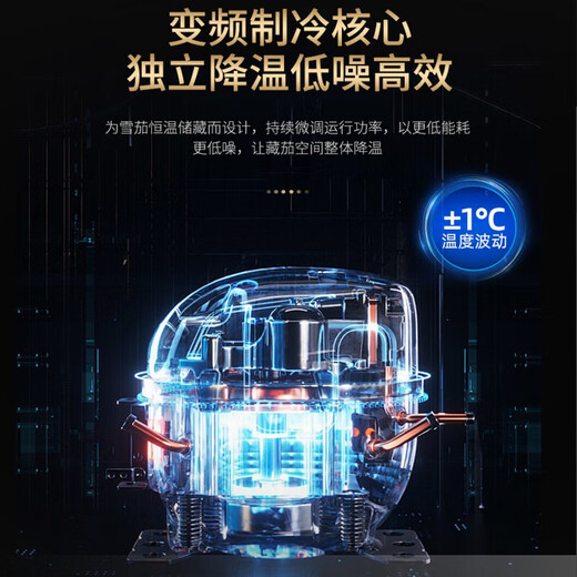 VINGARDE cigar cabinet, constant temperature and humidity cigar humidifier, refrigerator, ionized ammonia purifier, WiFi intelligent control, variable frequency compressor, air-cooled, frost-free, cedar wood alcohol nourishment, home box, naked nourishment, 2nd generation, yellow wood grain, inverter model, 600-800 pieces, 118L