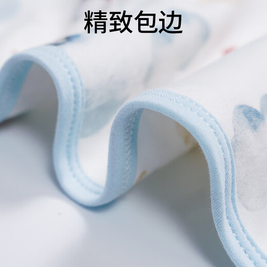 Racon newborn baby surrender-style anti-jump sleeping bag spring and autumn baby artifact all-season pure cotton anti-kick quilt Sky Castle-65*28cm recommended 60-70cm 10-18Jin Jin equals 0.5 kg baby