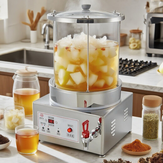 Chuwei Tiancheng commercial large-capacity hanging pear soup machine sour plum soup beverage machine multi-functional 20L30L explosion-proof glass hot drink stewing machine 20L (37*37*65cm)